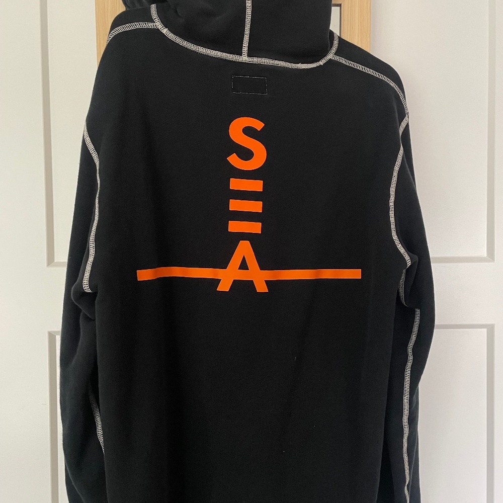 Converse x Vince Staples Pullover Hoodie - LARGE - 10008010-010 Orange White